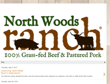 Tablet Screenshot of nwoodsranch.com